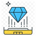 Hologramm Technologie Symbol
