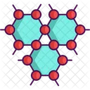 Graphen Sechseck Sechseckig Symbol