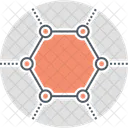 Graphen Sechseck Sechseckig Symbol