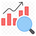 Graphenanalyse Diagrammanalyse Datenanalyse Symbol