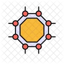 Graphene Octagonal Hexagone Icon
