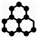Graphene Technology Nanotechnology Hexagon Grid Icon