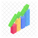 Graphic Bar Diagram Growth Icon