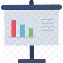 Graphic Board Report Bar Chart Icon