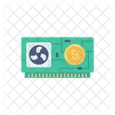 Gpu Bitcoin Graphic Card Icon