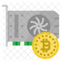 Graphic Card Bitcoin Icon