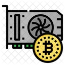 Graphic Card Bitcoin Icon