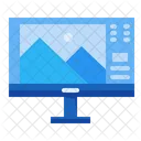 Graphic Design Pc Device Icon