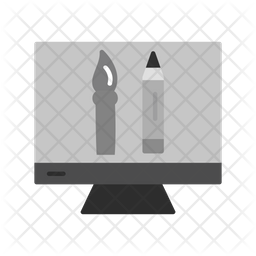 Graphic Design Icon - Download in Flat Style