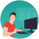 Graphic Designing  Icon