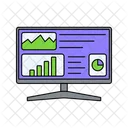 Graphic Display Computer Science Study Icon