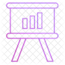 Graphic Presentation Statistics Business Analytics Icon