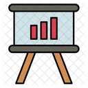 Graphic Presentation Statistics Business Graph Icon