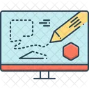 Graphic Sketching  Icon