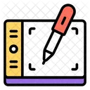 Graphic Tablet Design Drawing Icon