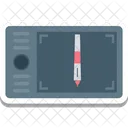 Graphic Tablet Digitizer Pen Tablet Icon
