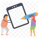 Graphic Tablet Digitizer Digital Drawing Tablet Icon