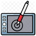 Pen Tablet Graphic Tablet Digitizer Icon