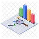 Graphical Analysis Finance Graph Statistical Data Icon