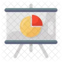 Pie Chart Graphical Presentation Business Presentation Icon