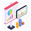 Analytics Presentation Business Presentation Descriptive Data Icon