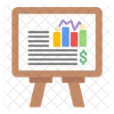 Statistics Business Presentation Infographic Icon
