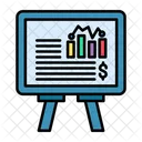 Statistics Business Presentation Infographic Icon