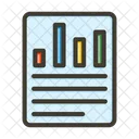 Business Report Business File Stats Report Icon