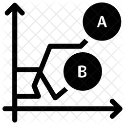 Graphical representation Icon - Download in Glyph Style