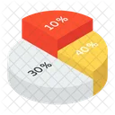 Business Infographic Graphical Visualization Pie Chart Icon