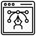 Graphics Editor Vector Node Icon