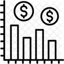 Graphique Croissance Profit Icône