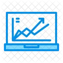 Graphique Ordinateur Portable Surveillance Icône