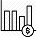 Diagramme à bandes  Icône