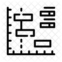 Diagramme à bandes  Icône