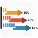 Diagramme à bandes  Icône