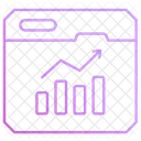 Diagramme à bandes  Icône