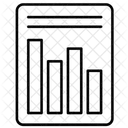 Diagramme à bandes  Icône