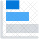 Diagramme à bandes  Icône