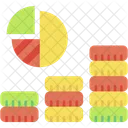 Diagramme à bandes  Icône