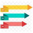 Diagramme à bandes  Icône