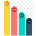 Diagramme à bandes  Icône