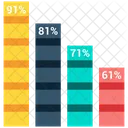 Diagramme à bandes  Icône