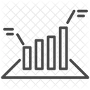 Diagramme A Barres Graphique Rapport Icône