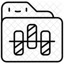 Diagramme à bandes  Icône