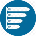 Diagramme à bandes  Icône