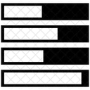 Diagramme à bandes  Icône