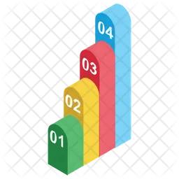 Graphique à barres  Icône