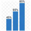 Diagramme à bandes  Icône