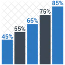 Diagramme à bandes  Icône